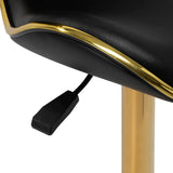 Gabbiano Q-4599G Beauty Chair Black - displayed in a professional treatment-room setting