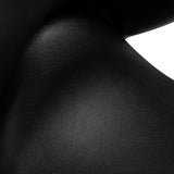 Gabbiano Q-4599G Beauty Chair Black - close-up of the upholstery and construction details