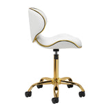 Gabbiano Q-4599G Beauty Chair White - full product view on a white background