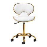 Gabbiano Q-4599G Beauty Chair White - full product view on a white background