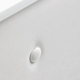 Gabbiano Reception Desk G26W White - close-up of a construction detail