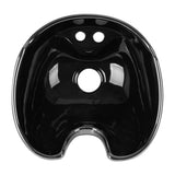 Gabbiano Salon Backwash Basin Silver - front view of the complete wash unit