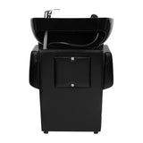 Gabbiano Santiago Hair Wash Unit Black - close-up of a functional part of the basin unit