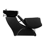 Gabbiano Santiago Hair Wash Unit Black - close-up of a functional part of the basin unit