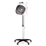 Gabbiano Standing Dryer 1600 One Speed White - styling tool shown on a white background