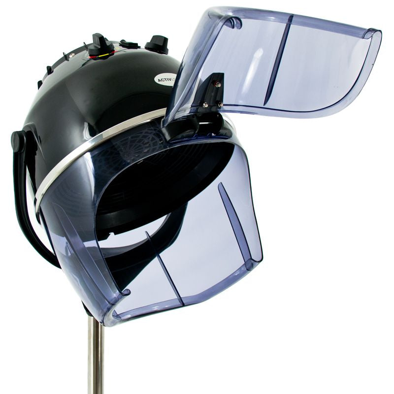 Gabbiano Standing Dryer LI-202S Two Speeds Black - styling tool shown on a white background