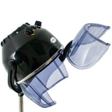 Gabbiano Standing Dryer LI-202S Two Speeds Black - styling tool shown on a white background