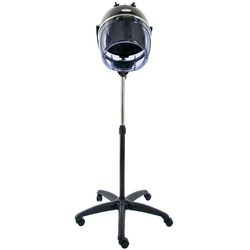 Gabbiano Standing Dryer LI-202S Two Speeds Black - styling tool shown on a white background