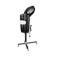 Gabbiano Standing Hair Steamer With Active Ozone Black - standing hair steamer isolated on a white background