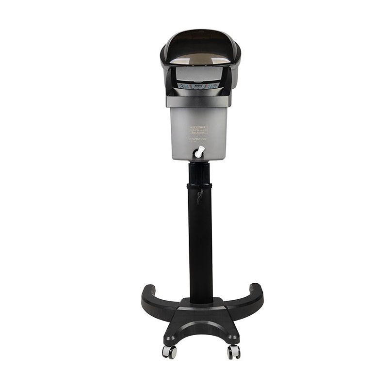 Gabbiano Standing Hair Steamer With Active Ozone Silver - standing hair steamer isolated on a white background