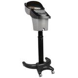 Gabbiano Standing Hair Steamer With Active Ozone Silver - standing hair steamer isolated on a white background