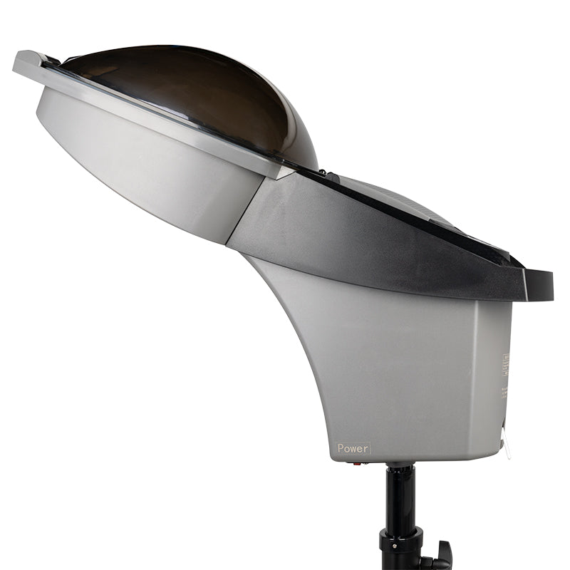 Gabbiano Standing Hair Steamer With Active Ozone Silver - standing hair steamer isolated on a white background