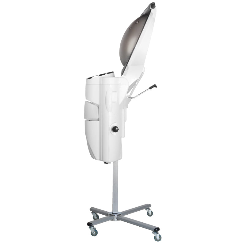 Gabbiano Standing Hair Steamer With Active Ozone White - standing hair steamer isolated on a white background