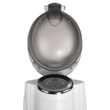 Gabbiano Standing Hair Steamer With Active Ozone White - standing hair steamer isolated on a white background