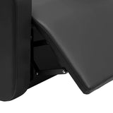 Gabbiano Sylvia Hairdressing Backwash Unit Black - displayed in a professional treatment-room setting
