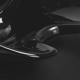 Gabbiano Sylvia Hairdressing Backwash Unit Black - close-up of the upholstery and construction details