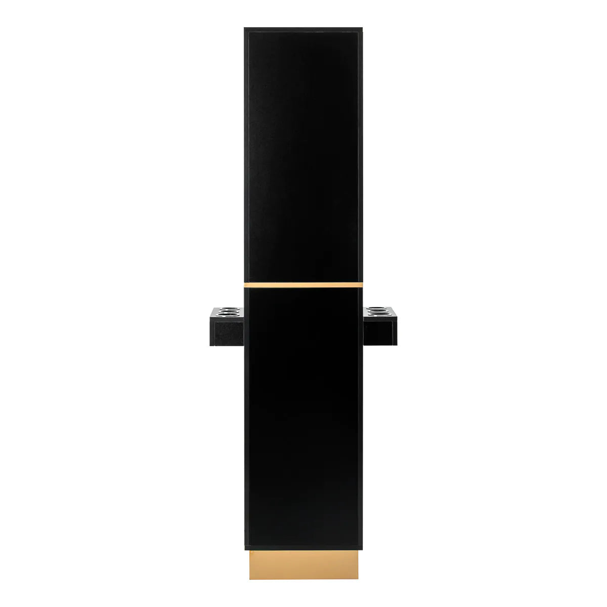 Gabbiano Totem Gold black and gold hairdressing station, side