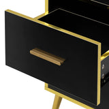 Gabbiano Trix drawer interior and gold handle