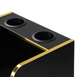 Two recessed tool holders on top of the Gabbiano Trix cabinet