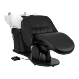 Gabbiano Trycho 2 Electric Hair Wash Unit Black - full product view at an angle on a white background