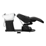 Gabbiano Trycho 2 Electric Hair Wash Unit Black - close-up of a functional part of the basin unit