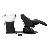 Gabbiano Trycho 2 Electric Hair Wash Unit Black - close-up of a functional part of the basin unit