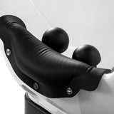 Gabbiano Trycho 2 Electric Hair Wash Unit Black - close-up of the upholstery and construction details
