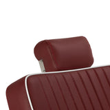 Gabbiano Visionerio padded headrest in the lowered position