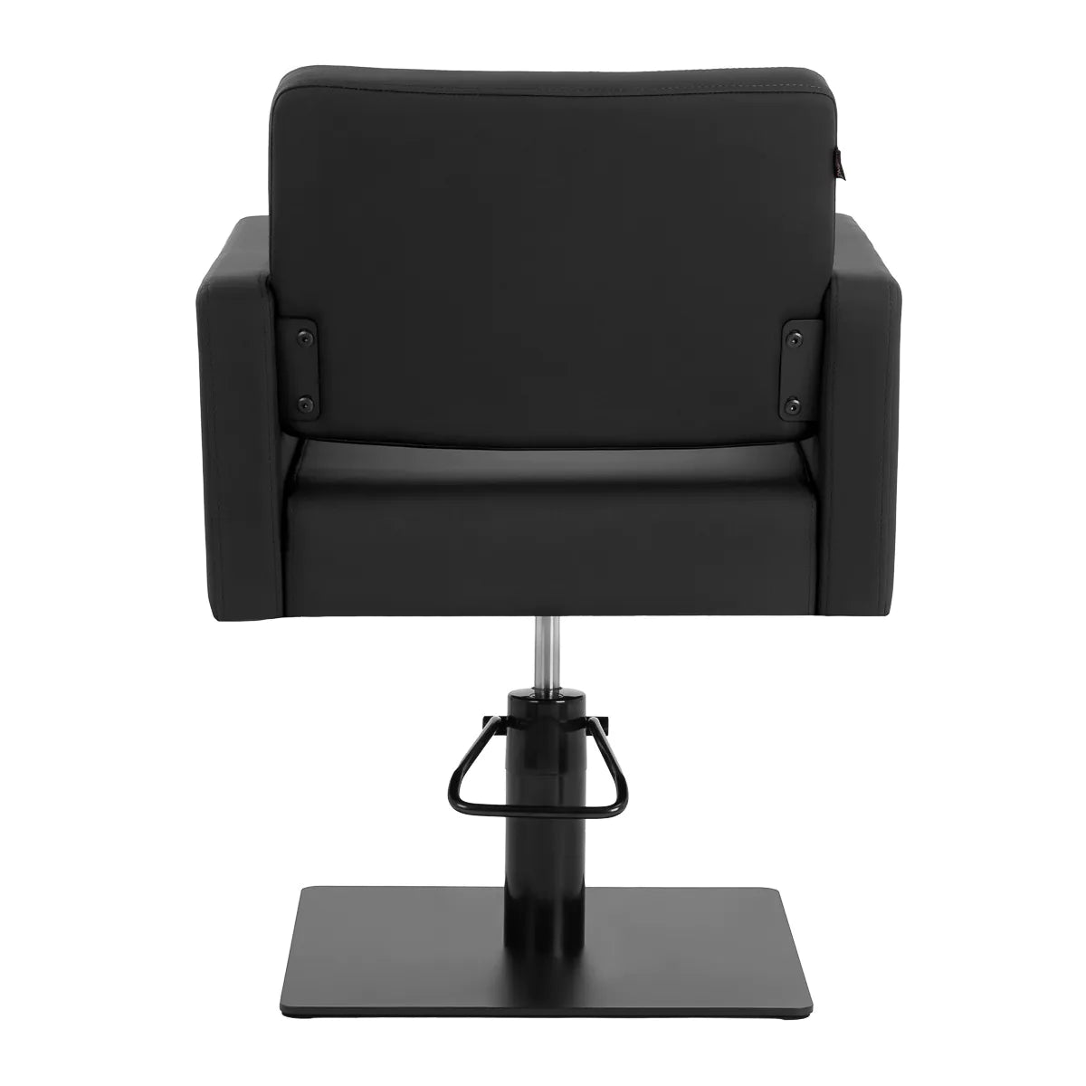 Gabbiano Vitoria Hair Salon Styling Chair Black - rear view on a white background