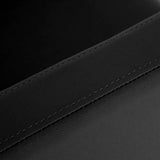 Gabbiano Vitoria Hair Salon Styling Chair Black - close-up of the upholstery and construction details