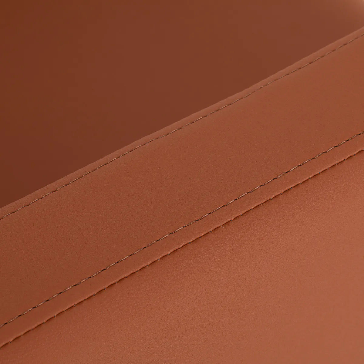Gabbiano Vitoria Hair Salon Styling Chair Brown - close-up of the upholstery and construction details