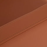 Gabbiano Vitoria Hair Salon Styling Chair Brown - close-up of the upholstery and construction details