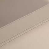 Gabbiano Vitoria Hair Salon Styling Chair Grey & Beige - close-up of the upholstery and construction details