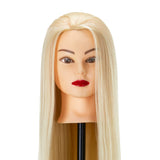 Gabbiano WZ2 Hairdressing Training Head, Synthetic Hair, Colour 613#, Length 24" - training head hair shown on a white background