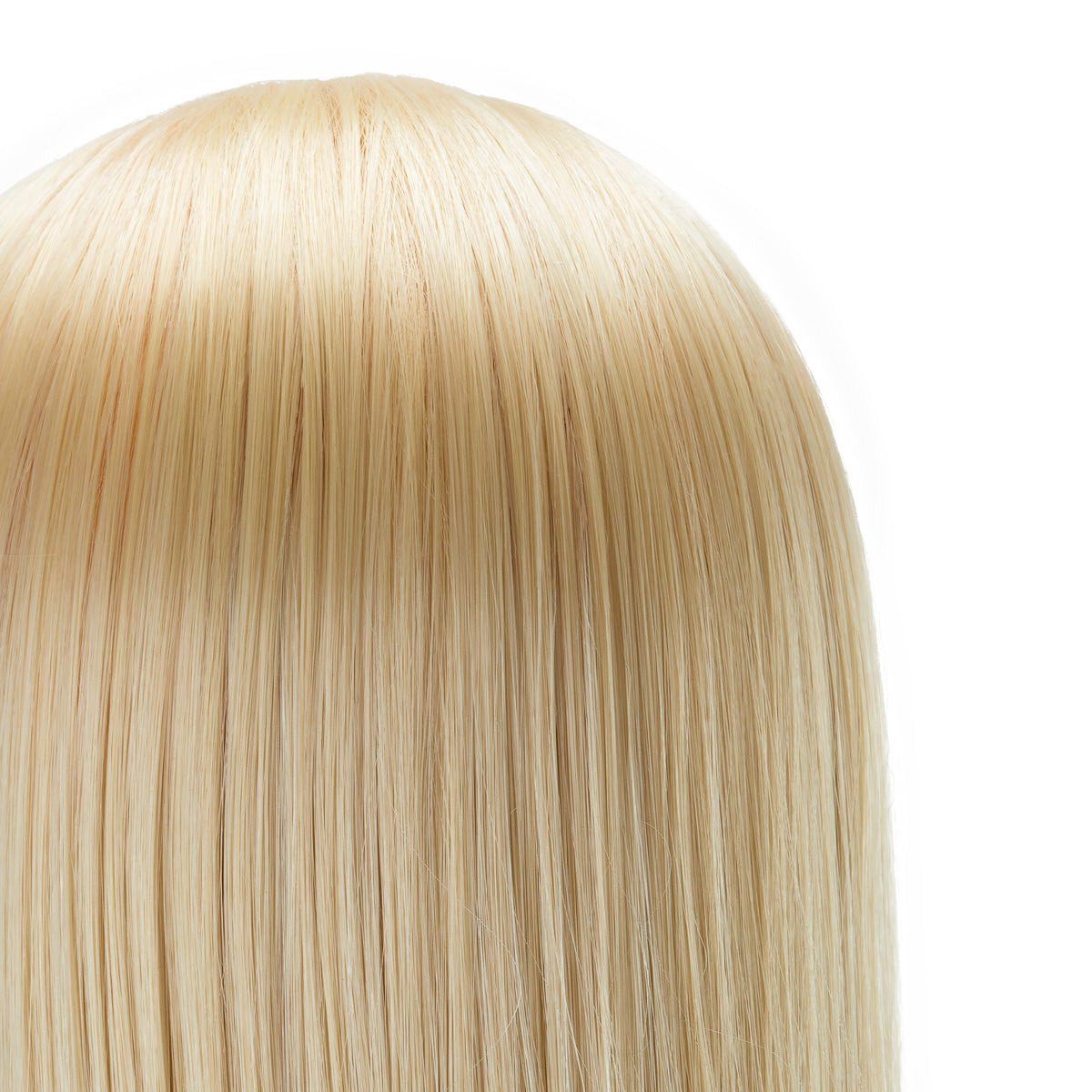 Gabbiano WZ2 Hairdressing Training Head, Synthetic Hair, Colour 613#, Length 24" - training head hair shown on a white background