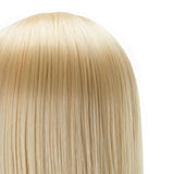 Gabbiano WZ2 Hairdressing Training Head, Synthetic Hair, Colour 613#, Length 24" - training head hair shown on a white background