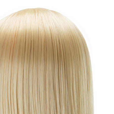 Gabbiano WZ2 Hairdressing Training Head, Synthetic Hair, Colour 613#, Length 24" - training head hair shown on a white background