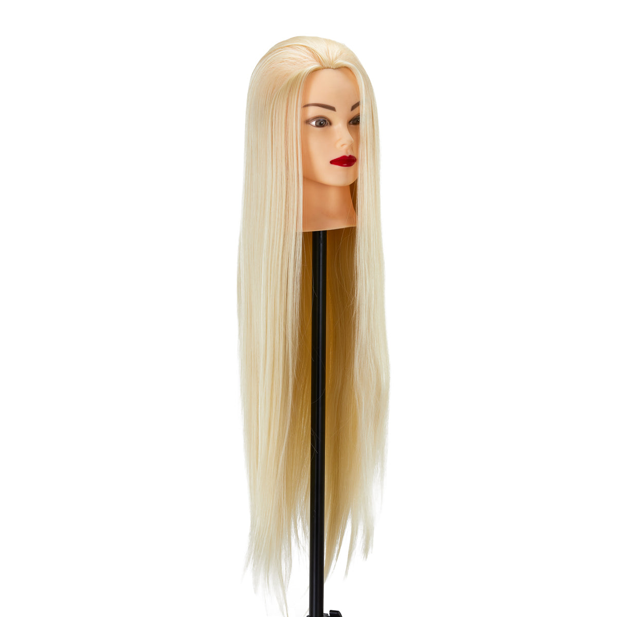 Gabbiano WZ2 Hairdressing Training Head, Synthetic Hair, Colour 613#, Length 24" - training head hair shown on a white background