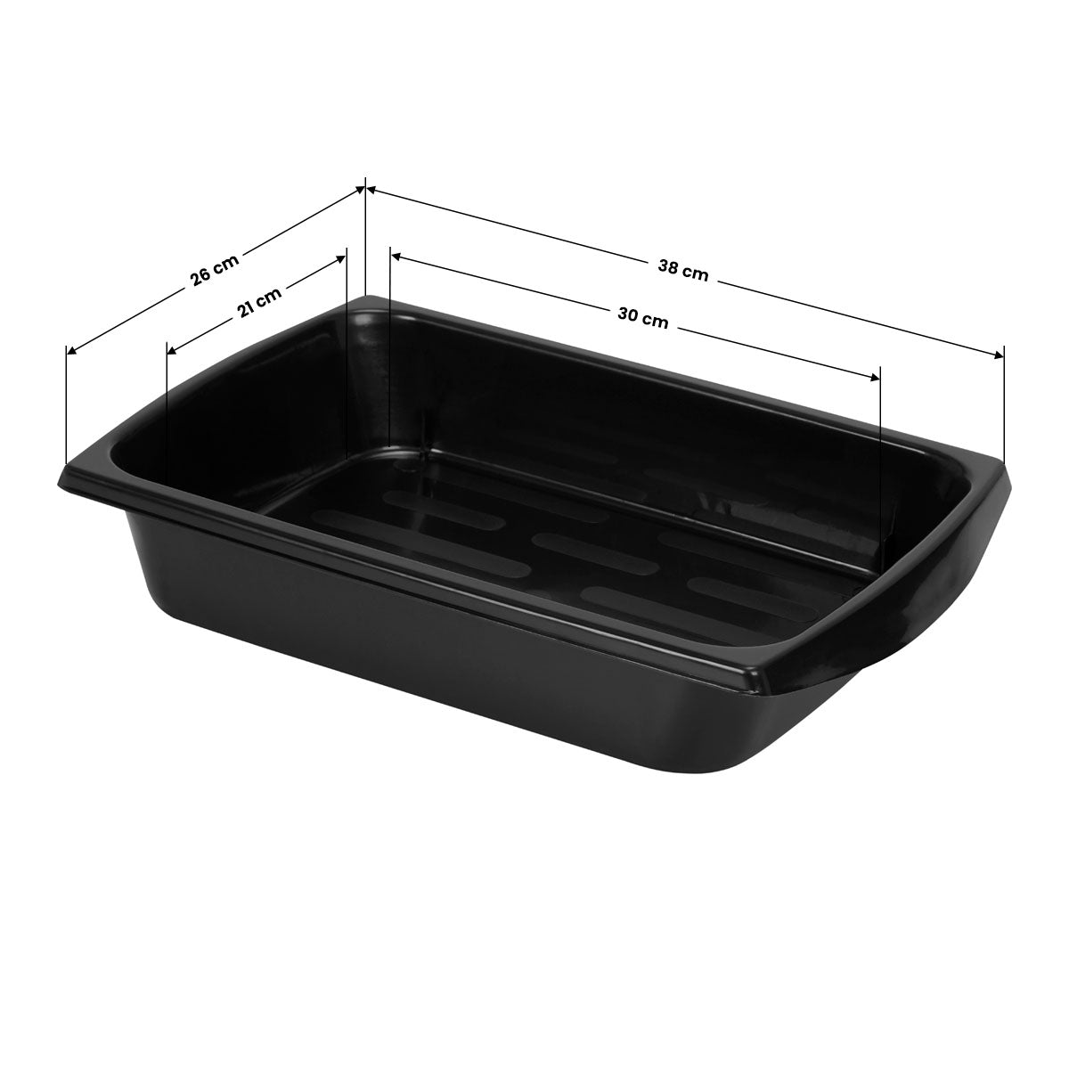 Gabbiano X11-9 Hairdressing Trolley Black Graphics - front view showing the storage and construction details