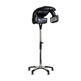 Gabbiano Y-707 Standing Infrared Hair Processor Black - device housing and functional components shown on a white background