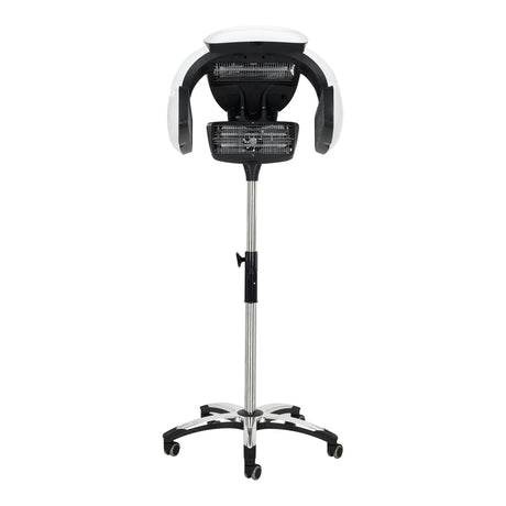 Gabbiano Y-707 Standing Infrared Hair Processor White - device housing and functional components shown on a white background