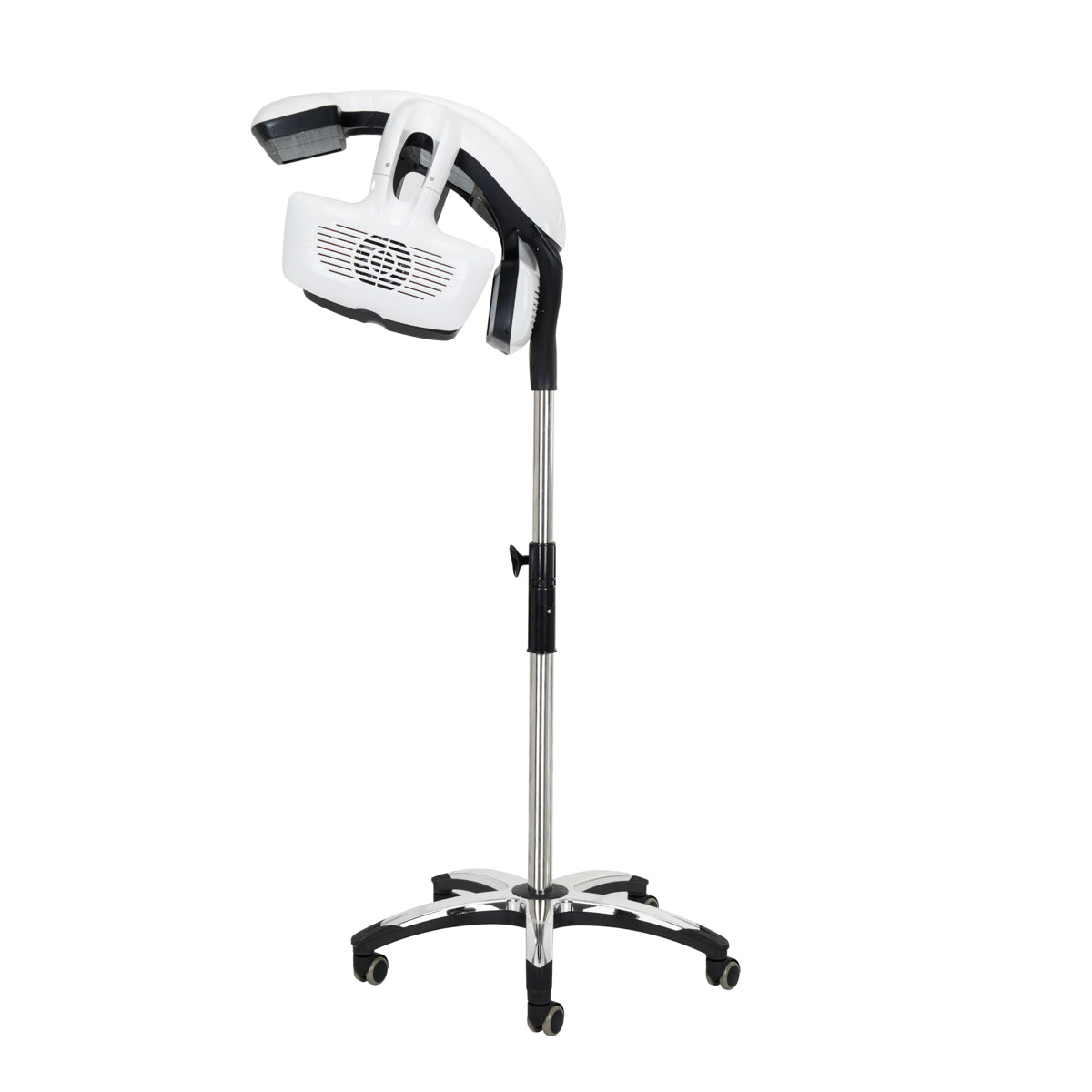 Gabbiano Y-707 Standing Infrared Hair Processor White - main unit with included components on a white background