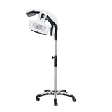 Gabbiano Y-707 Standing Infrared Hair Processor White - main unit with included components on a white background