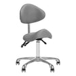 Giovanni 1004 Beauty Chair Grey - full product view at an angle on a white background