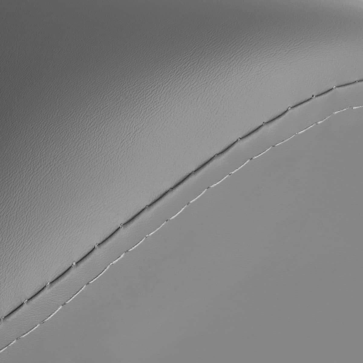 Giovanni 1004 Beauty Chair Grey - close-up of the upholstery and construction details