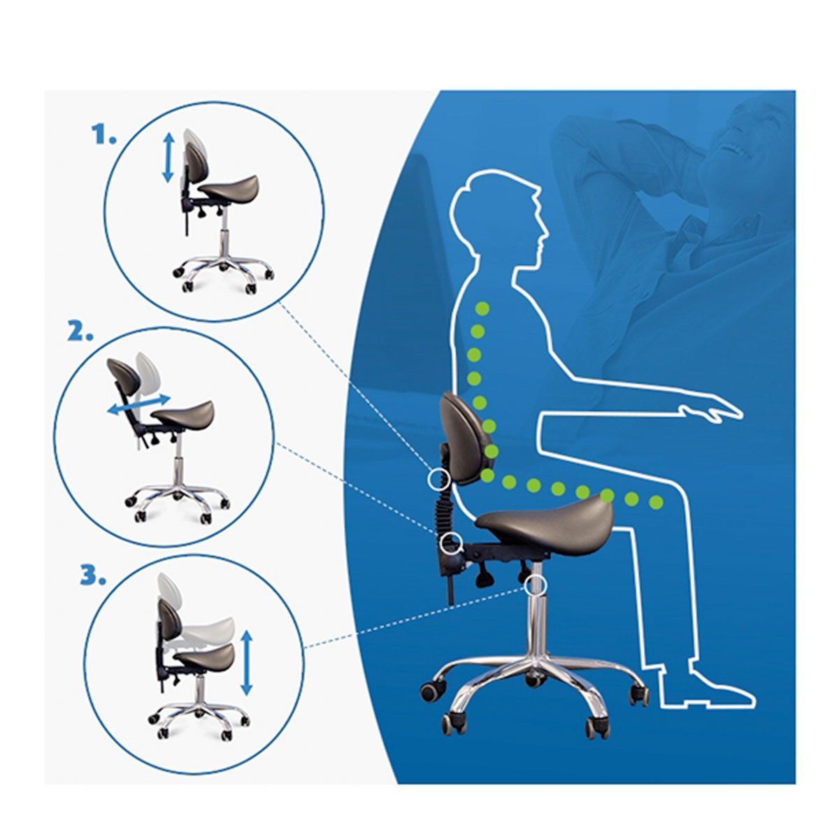 Giovanni 1004 Beauty Chair White - full product view on a white background