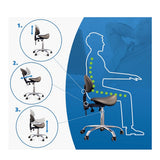 Giovanni 1004 Beauty Chair White - full product view on a white background