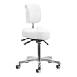 Giovanni 1005 Podiatry Beauty Chair White - full product view at an angle on a white background