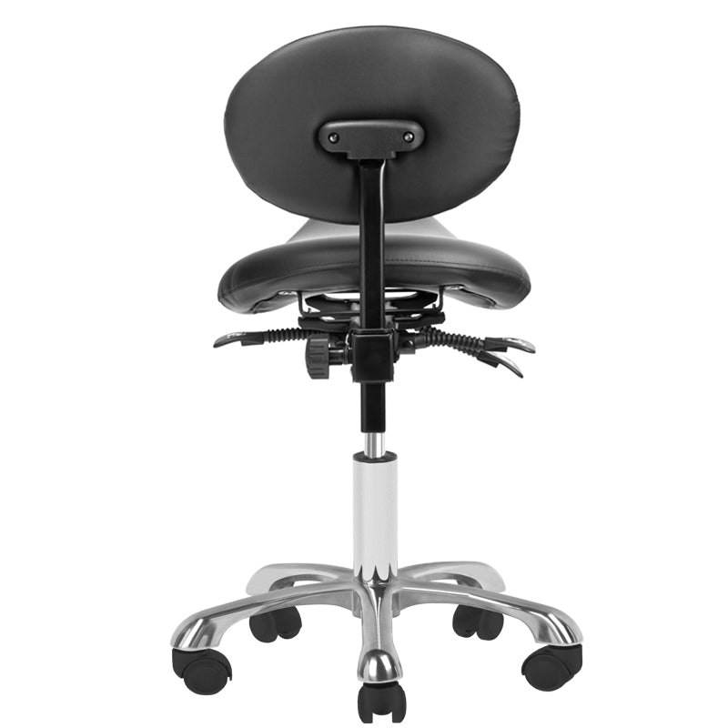 Giovanni 1025 Beauty Chair Black - full product view on a white background