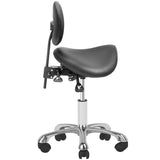 Giovanni 1025 Beauty Chair Black - full product view on a white background